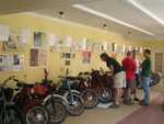 Výstava motocyklových veteránů