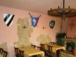 Interiér salonku v restauraci
