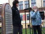 Odhalení pamětní desky obětem holocaustu