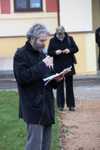 Odhalení pamětní desky obětem holocaustu